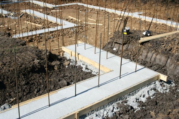 Cost of Footing Construction in Wylie