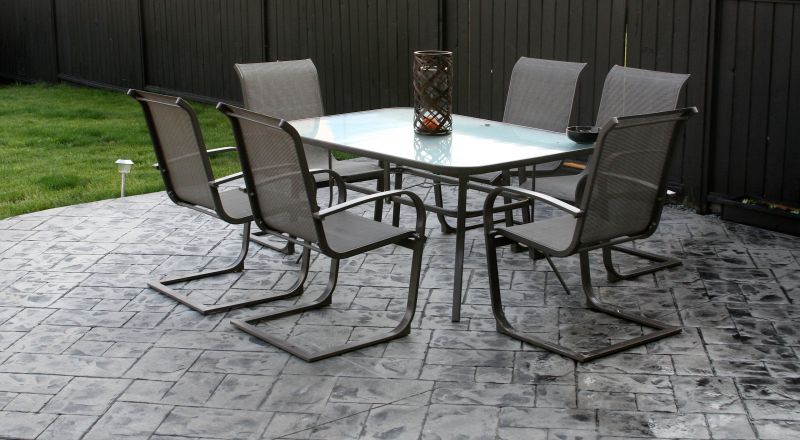 Decorative Concrete Patio